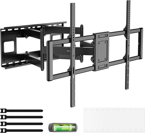 Mount-It! Heavy Duty XXL Full Motion TV Wall Mount for Extra Large TVs, max VESA 900x600, Holds up to 264lb, Swivel Tilt Extension Adjustable TV Mount for 60", 65", 70", 75", 80", 85", 90", 100 inch+ in Saudi Arabia