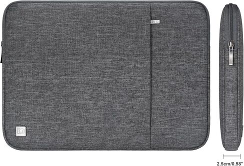 حقيبة كمبيوتر محمول DOMISO مقاس 15.6 بوصة مقاومة للماء لجهاز 15.6 بوصة Yoga 730 IdeaPad 530S ThinkPad L580/Flex 4 5/ASUS ROG Zephyrus GX501/Dell New Latitude 3590/HP EliteBook، أسود in Kuwait