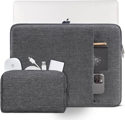 حقيبة كمبيوتر محمول DOMISO مقاس 15.6 بوصة مقاومة للماء لجهاز 15.6 بوصة Yoga 730 IdeaPad 530S ThinkPad L580/Flex 4 5/ASUS ROG Zephyrus GX501/Dell New Latitude 3590/HP EliteBook، أسود in Kuwait