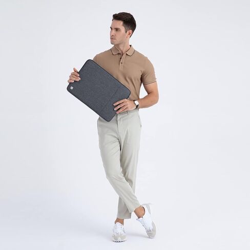 حقيبة كمبيوتر محمول DOMISO مقاس 15.6 بوصة مقاومة للماء لجهاز 15.6 بوصة Yoga 730 IdeaPad 530S ThinkPad L580/Flex 4 5/ASUS ROG Zephyrus GX501/Dell New Latitude 3590/HP EliteBook، أسود in Kuwait