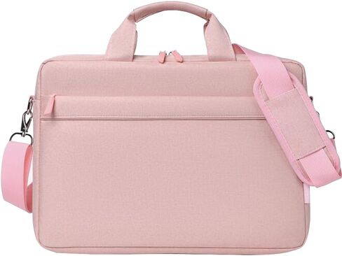 14-15 Inch Laptop Case with Shoulder Strap for Lenovo Flex 14,HP Chromebook 14/HP Stream 14,Acer Spin 3, Dell Inspiron 14, LG Gram 14, 14" Lenovo Dell Asus HP Acer Chromebook 14 inch Laptop Bag(Pink) in Saudi Arabia