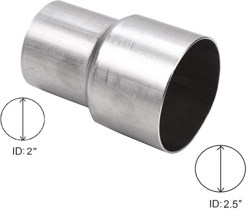 عالمي 2 "معرف إلى 2.5" معرف محول أنبوب العادم موصل المخفض الفولاذ الطري in Kuwait