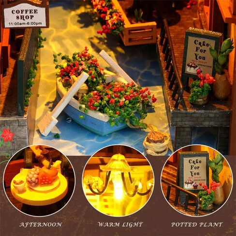 مجموعة أدوات غرفة بيت الدمى المصغرة DIY للمراهقين والبالغين - مدينة الحكايات الخيالية in Kuwait