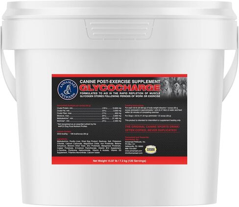 Annamaet Glycocharge – Post-Exercise Supplement for Canine Athletes and Working Dogs – with Maltodextrins to Help Replenish Muscle Glycogen for Faster Recovery - 300 g in Saudi Arabia