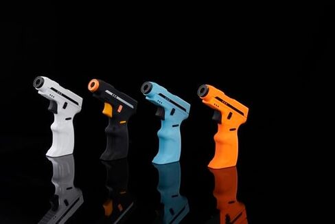 Maven Model K2 Butane Refillable Torch Lighter, Single Jet Windproof Adjustable Flame, Outdoor & Indoor Use, Safety Lock (Butane Not Included) (Black) in Saudi Arabia