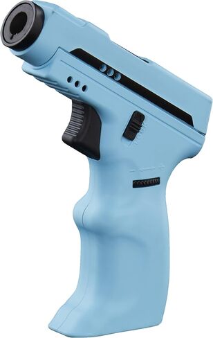 Maven Model K2 Butane Refillable Torch Lighter, Single Jet Windproof Adjustable Flame, Outdoor & Indoor Use, Safety Lock (Butane Not Included) (Black) in Saudi Arabia