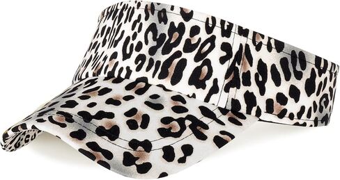 قطعة واحدة من ملابس رياضية بطبعة الفهد، قناع رياضي، قبعة رياضية للشمس، قناع قابل للتعديل للنساء والرجال in Kuwait