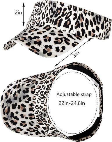 قطعة واحدة من ملابس رياضية بطبعة الفهد، قناع رياضي، قبعة رياضية للشمس، قناع قابل للتعديل للنساء والرجال in Kuwait