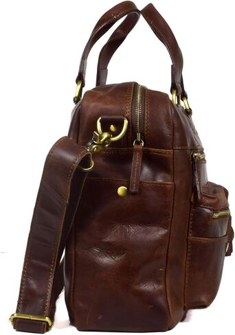 (A&Z style 1827) Genuine Leather Laptop Messenger Bag in Saudi Arabia