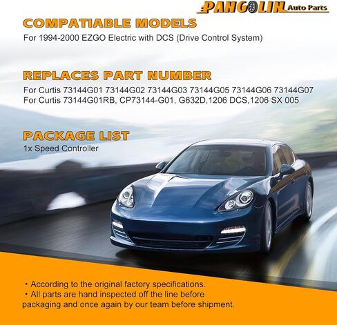 PANGOLIN 73144G06 Speed Controller 36V 300A 1206SX Compatible with E-Z-GO DCS Models with Sepex, Replace OE 73144-G06 in Saudi Arabia