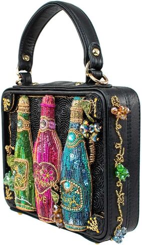 Mary Frances In the Spirit Beaded Top Handle Cocktails, Champagne Handbag, Multi in Saudi Arabia