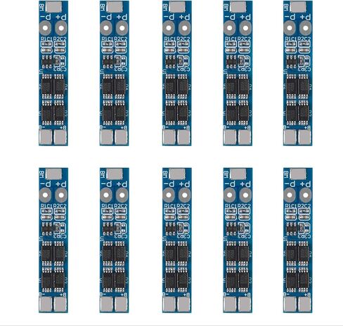 DIANN 10 قطعة 2S BMS 7.4 فولت 8.4 فولت 8A لوح حماية بطارية ليثيوم 18650 شاحن PCB وحدة لوح حماية لخلية بطارية ليثيوم أيون in Saudi Arabia