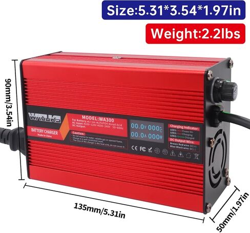 58.8V 4A Li-ion Battery Charger with OLED Display DC XLR 3 Prong Plug Used for 14S 52V Lithium Battery Pack 52V Fast Battery Charger in Saudi Arabia