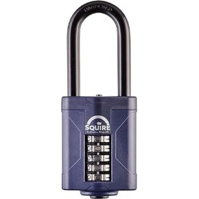 Squire Locks CP60 2.5 Heavy Duty Recordable Combination Padlock, Black