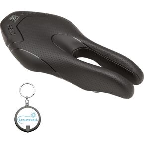 سرج ISM PS 1.0، مقعد دراجة ثلاثي الطريق من الإسفنج القوي وحزمة حشوة هلامية مع ضوء سلسلة مفاتيح Lumintrail in Kuwait