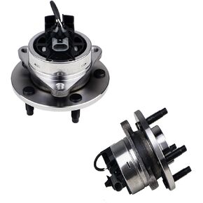 KUSATEC 513206 Front 2PCS Wheel Bearing and Hub Assembly Compatible with Chevy Cobalt 2005-2010, Pursuit 2005 2006, Saturn Ion 2003-2007, HHR 2006-2011, Pontiac G5 2007-2010, 5 Lug Bolts w/ABS