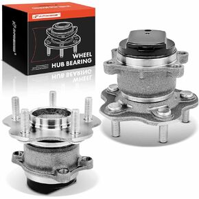 A-Premium 2 x Rear Wheel Bearing and Hub Assembly with 5-Lug Compatible with Nissan Rogue 2008-2013, Rogue Select 2014-2015, NV200 2013-2019, FWD