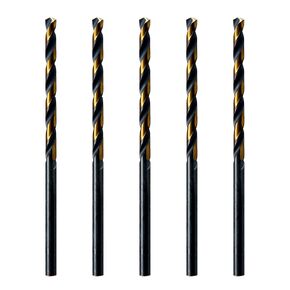 MAXTOOL No.39 5pcs Identical Jobber Length Drills Dia 0.0995" HSS M2 Twist Drill Bits Wire Gauge Gage Numbered Straight Shank Drills; JBN02H10R39P5