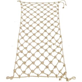 شبكة تسلق، شبكة تسلق بطول 3 أقدام × 13.1 قدم للأطفال في الهواء الطلق، شبكة أمان، شبكة حبل، شبكة جوت، شبكة أمان للشرفة، شبكة حماية درابزين السلالم، تسلق منزل الشجرة، شبكة حبل للديكور الداخلي والخارجي in Kuwait