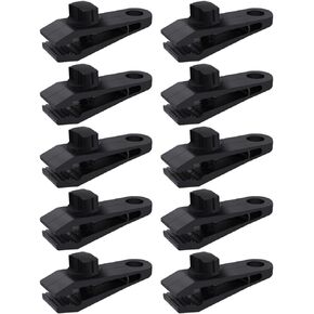 10 Pcs Heavy Duty Tarp Clips Shark Tent Fasteners Clips Holder for Car Covers, Outdoor Camping, Awnings, Swimming Pool Covers