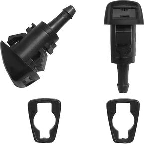 85381-34030 Premium Wiper Washer Nozzles Fit for Toyota FJ Cruiser 2007-2014 | Sequoia 2004-2007 | Tundra 2004-2006, Windshield Washer Fluid Jet Nozzle | Easy to Install | 2 Pack, Ref 8538134030