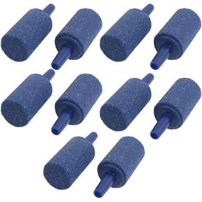 CNZ® Aquarium Fish Tank Bubbling Release Air Stone (10psc 1-inch Blue)