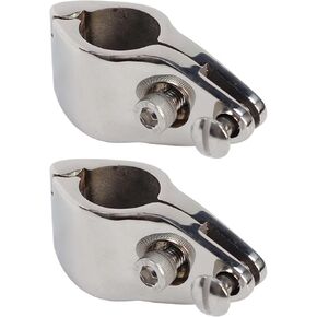 Bimini Top Rail Mounts 316 Stainless Steel, Heavy Dudy Bimini Top Clamps, Hinged Jaw Slide Marine Bimini Top Hardware Bimini Track Slide Pack of 2 in Saudi Arabia