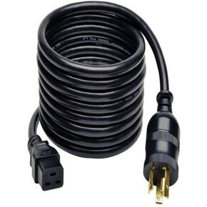 TRIPP LITE P040-012-P30 12-Feet Heavy Duty Power Cord 20A 12AWG C19 to L6-30P & Heavy-Duty Power Cord for PDU and UPS 20A, 12AWG 6-ft. Black