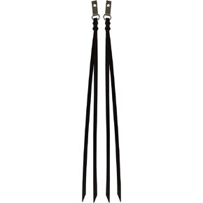 Prairie Horse Supply Brown Saddle String 2 Pack Premium Latigo Leather with Attachment Dee Ring