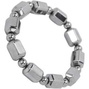 ZJchao Terahertz Bracelet Terahertz Stone Bracelet Powerful Beads Fashion Fatigue Bracelet Terahertz Beads Bracelet for Men and Women