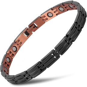 سوار نحاسي للنساء يخفف التهاب المفاصل ونفق الرسغ والصداع النصفي وآلام مرفق التنس للنساء سوار نحاسي نقي قابل للتعديل (نحاس) in Kuwait