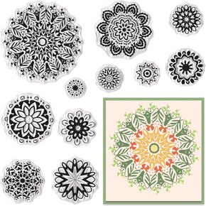 Girls Princess Clear Stamps for Card Making and Journaling, Sentiment Words Rubber Stamps Swing Girl Stamps for Scrapbooking DIY Cards Album Crafts