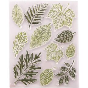 Flower Clear Stamps for Junk Journal, Scrapbooking, Diary, Card Making Plant Theme Card Making Kits for Valentines Christmas Holiday Card