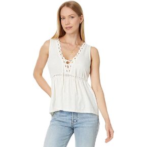 Lucky Brand Women's Crochet Trim Swing Tank