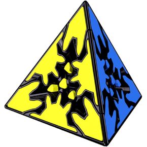 Willking Gear Pyraminx 3x3x3 Magic Cube Pyramid Speed Cubo Puzzle Educational Toy