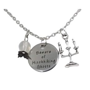 Beware of Hitchhiking Ghosts Haunted Mansion Inspired Cluster Necklace
