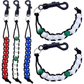Bonayuanda 2pcs Golf Deluxe Beads Count Stroke Score Counter