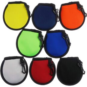 Portable Pocket Golf Ball Washer Golf Ball Cleaner Pouch, 8 Pack or 10 Pack