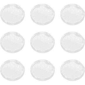 COHEALI 100PCS 28mm Coin Capsules Holder and Gasket Case for Collection Supplies, Size 2