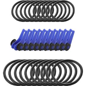 Fishing Hook Secure Keeper Holder Lure Accessories Jig Hooks Safe Keeping for Fishing Rod Tool Bait Casting 2 Size 10 Sets