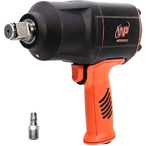 Air Impact Wrench (1 Inch), Air Impact Gun Industrial Repair & Assembly Tool, Pistol Handle, Twin Hammer