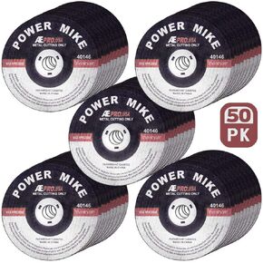 50 عبوة - عجلات مقطوعة 3 بوصة × 1/16 بوصة × 3/8 بوصة - قطع قوي لجميع المعادن والفولاذ المقاوم للصدأ. in Kuwait