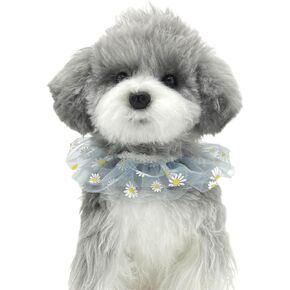 Lace Dog Halloween Costume,Dog Wedding Outfit, Cute Cat Collar,Bow Tie Dog Clothes for Small Dogs,Chihuahua,Pomeranian,Poodle,Corgi,Cats
