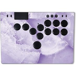 MightySkins Skin Compatible with Razer Kitsune - Round Amethyst | Protective, Durable, and Unique Vinyl Decal wrap Cover | Easy to Apply & Change Styles | Made in The USA