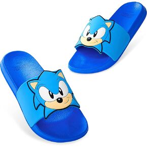 Sonic The Hedgehog Boys Slides, Kids Sandals Anti Slip - Gifts for Boys