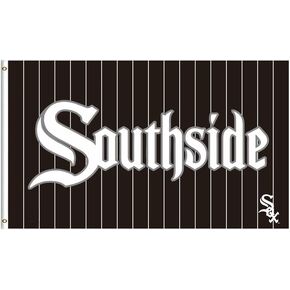White Sox Flag Chicago Team Banner 3x5ft 150D Polyester Flag For Outdoor Garage Room Man Cave