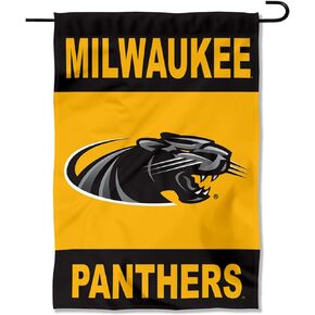 Wisconsin Milwaukee Panthers Wordmark Garden Banner Flag