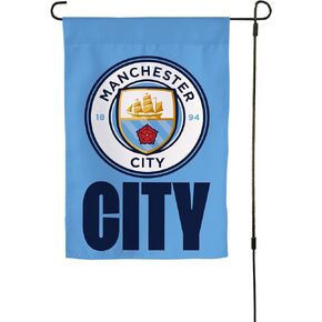 Desert Cactus Manchester City Garden Flag Man City MCFC Football Soccer Premier League Banner 100% Polyester (Garden Flag B)