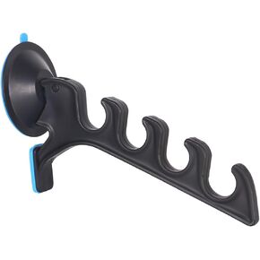 Pack of 1 New Fishing Rod Holders with Suction Cups Attach for Car Smooth Glass Fishing Accessories Black Well-Crafted