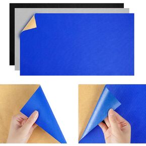 Boat Cover Repair Kit，Canvas Repair Kit for Repairing Boat Cover, Pool Cover, RV Cover, Motorboat Cover, BBQ Cover, 600D Waterproof Heavy Duty Self-Adhesive Patches, 2pcs